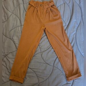 SHEIN Brown Fabric Detail